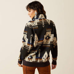 Sienna 1/2 Zip Sweatshirt Women - THORNSTONE PRINT