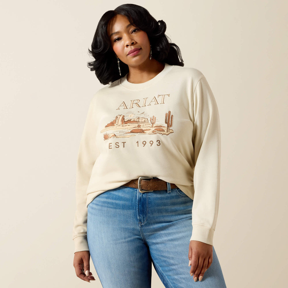 Essential Crew Sweatshirt Women - SUMMER SAND