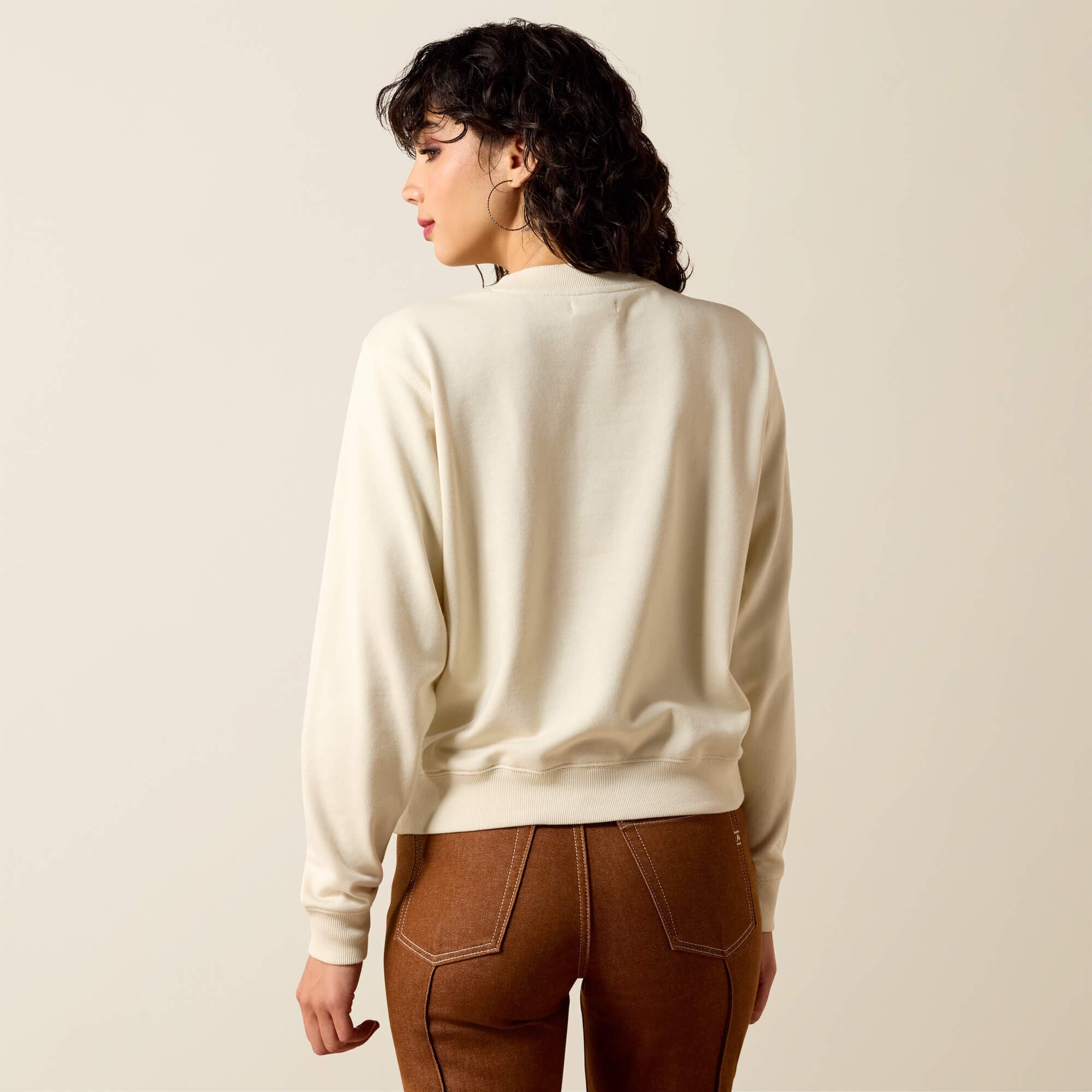 Essential Crew Sweatshirt Women - SUMMER SAND