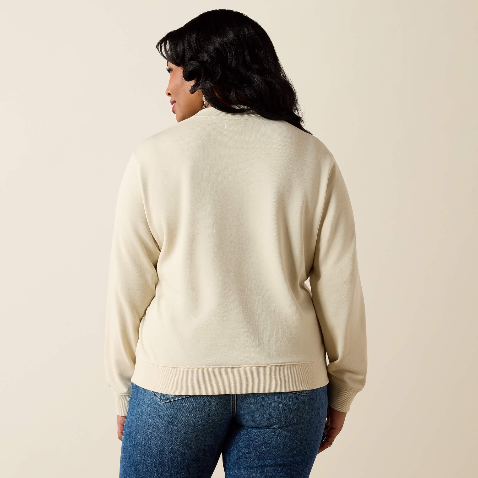 Essential Crew Sweatshirt Women - SUMMER SAND