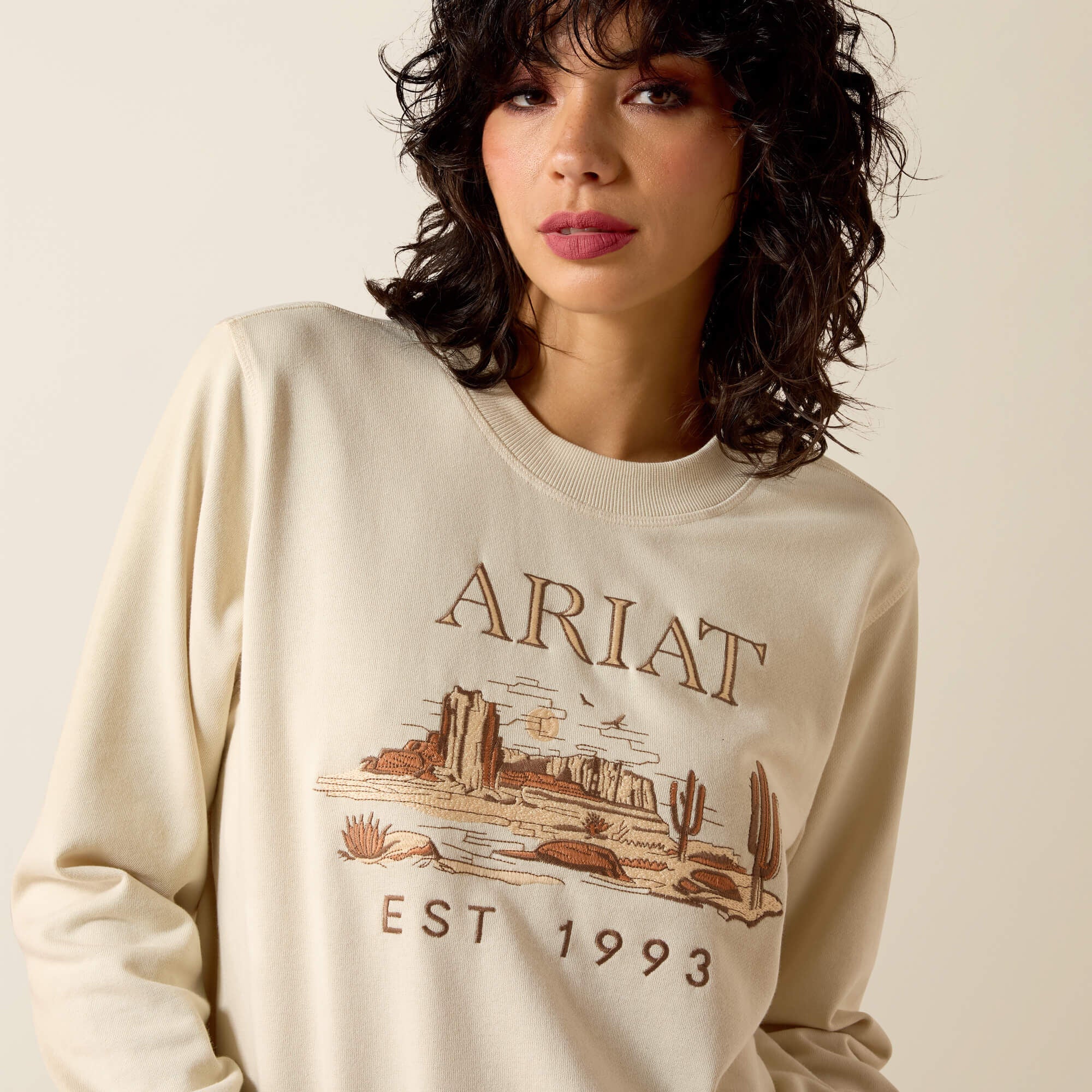 Essential Crew Sweatshirt Women - SUMMER SAND