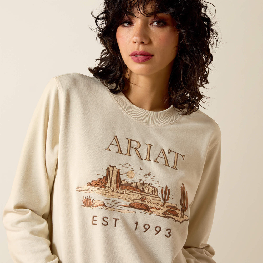 Essential Crew Sweatshirt Women - SUMMER SAND