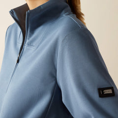 Montadale 1/2 Zip Pullover Women - CHINA BLUE