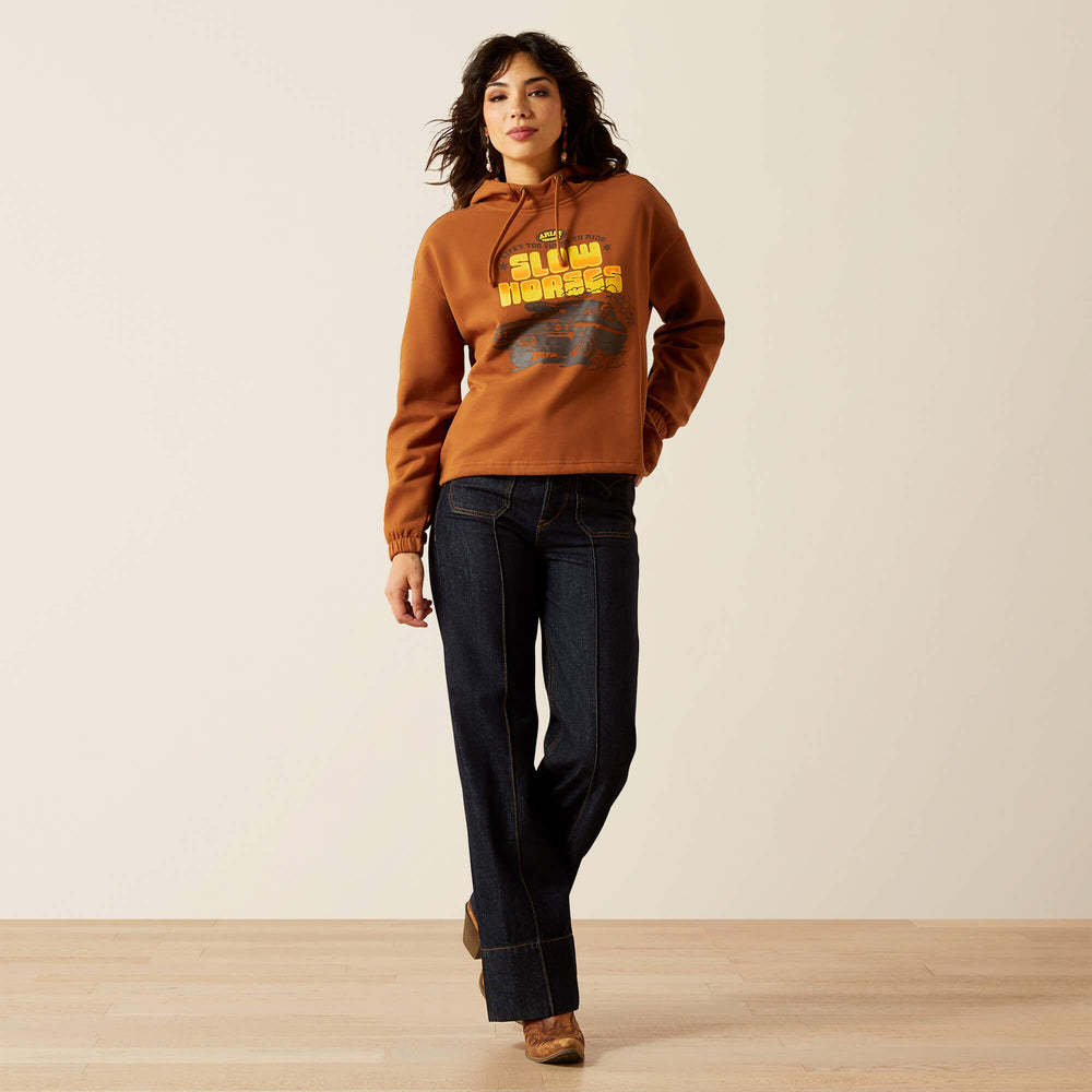 Essential Sendero Slow Horses Hoodie Women - GLAZED GINGER