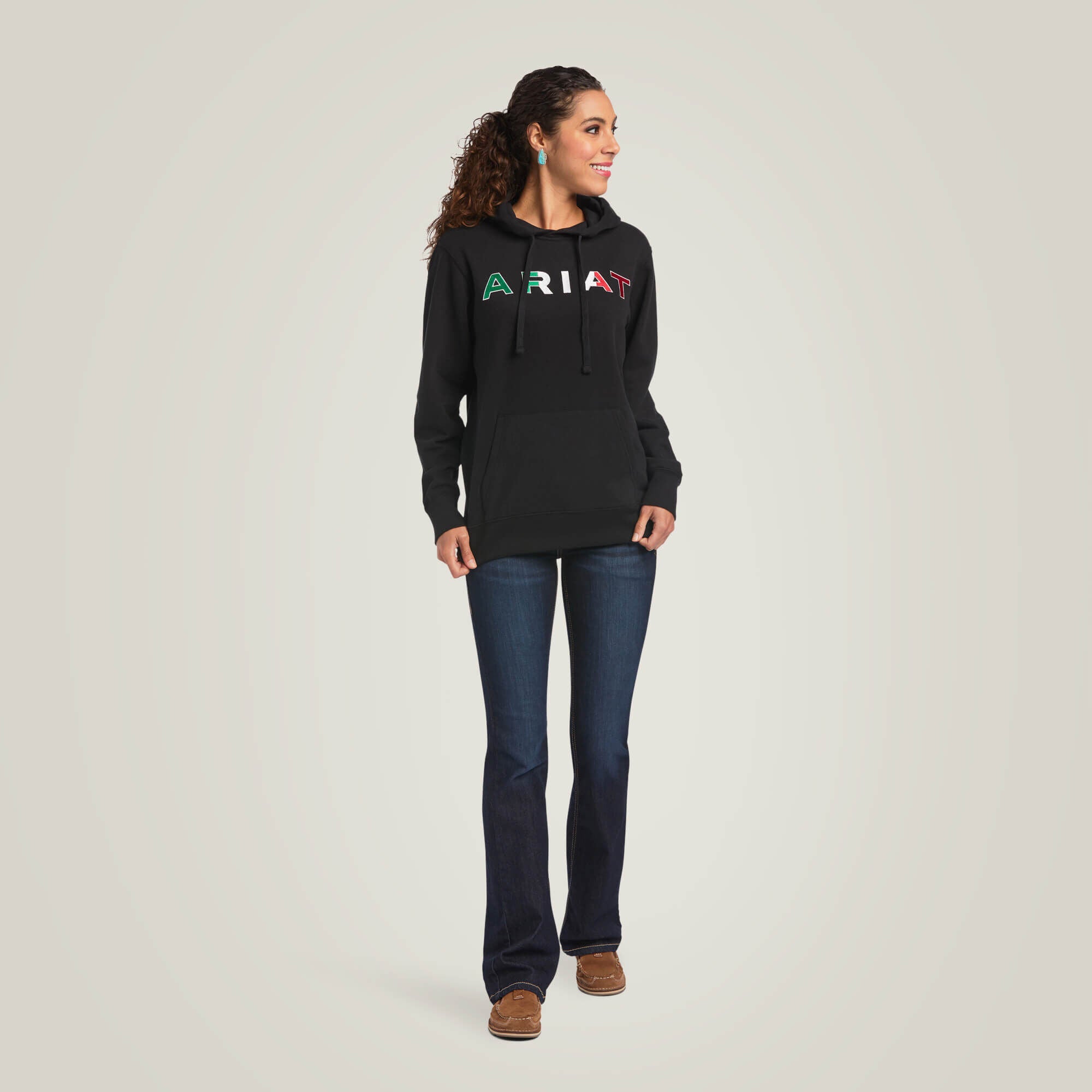 Mexico Hoodie Women - BLACK