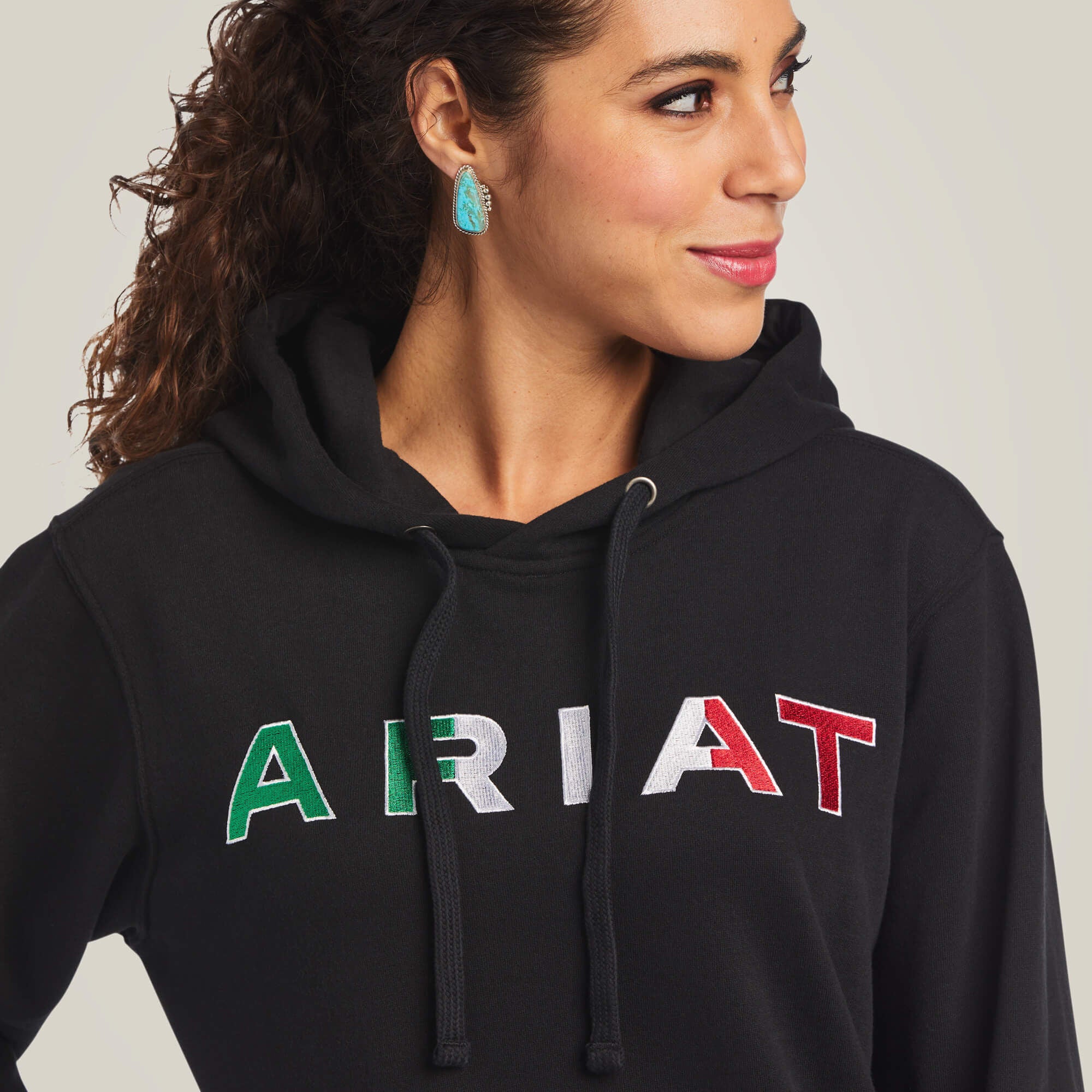 Mexico Hoodie Women - BLACK