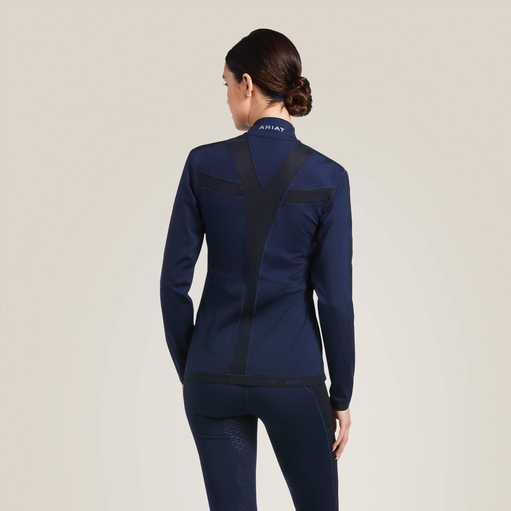Ascent Full Zip Sweatshirt Women - NAVY