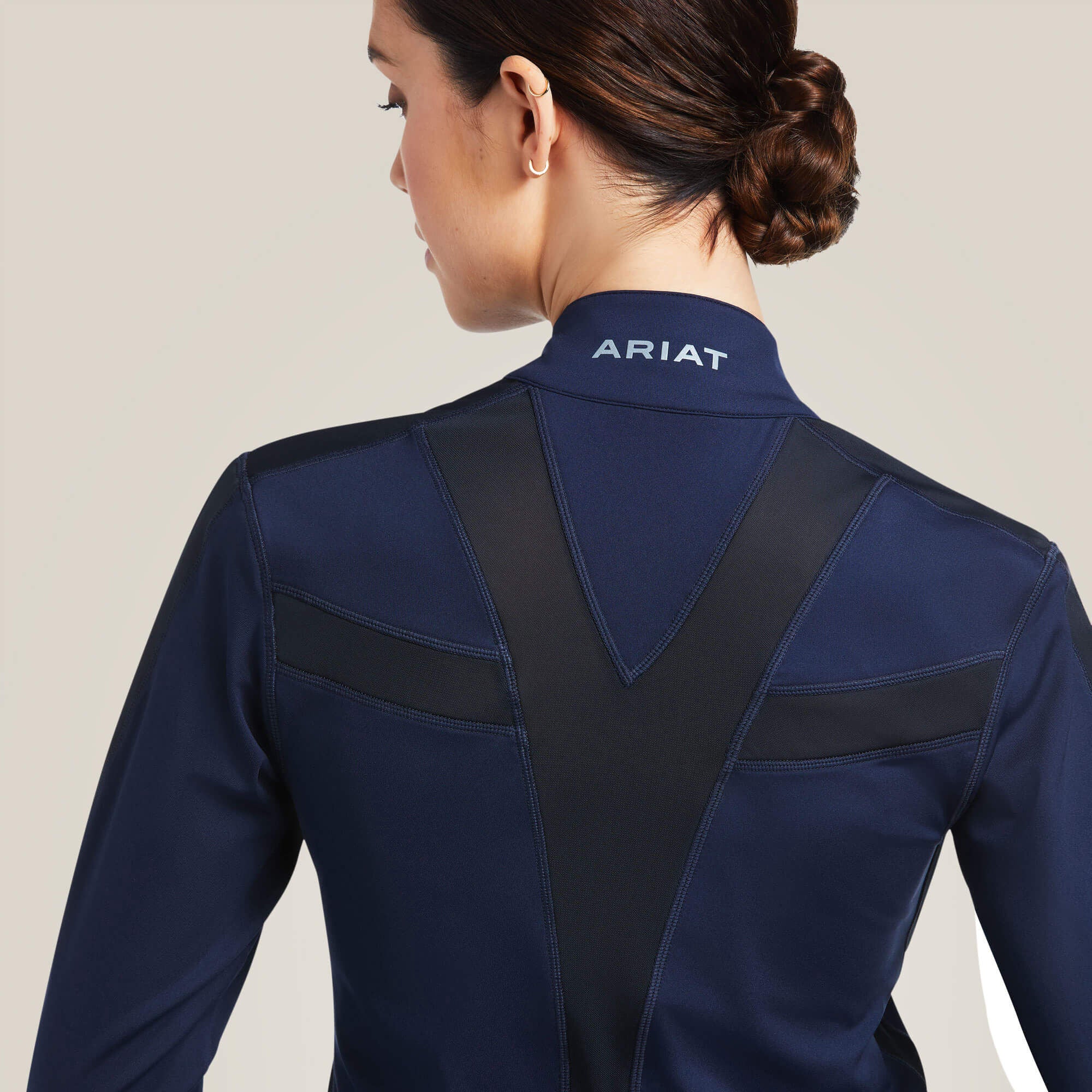 Ascent Full Zip Sweatshirt Women - NAVY
