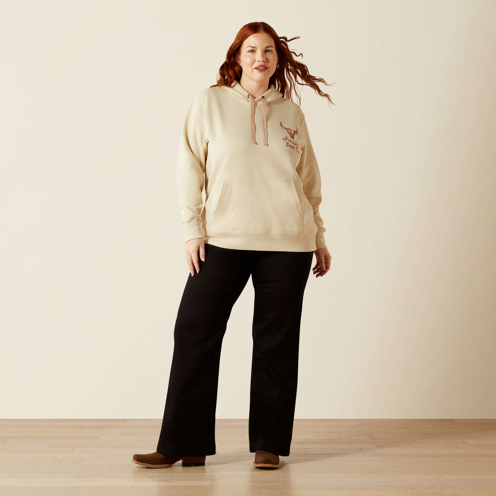 Stitch Hoodie Women - OYSTER GREY