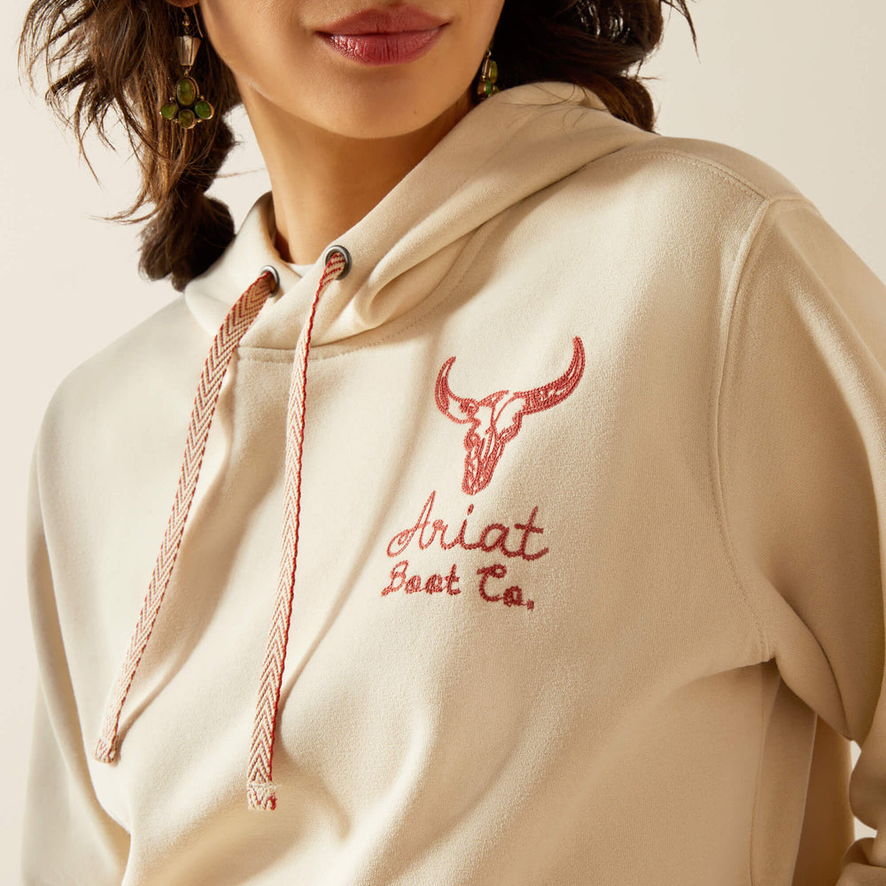 Stitch Hoodie Women - OYSTER GREY