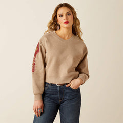 Tatonka Sweatshirt Women - BROWN HEATHER