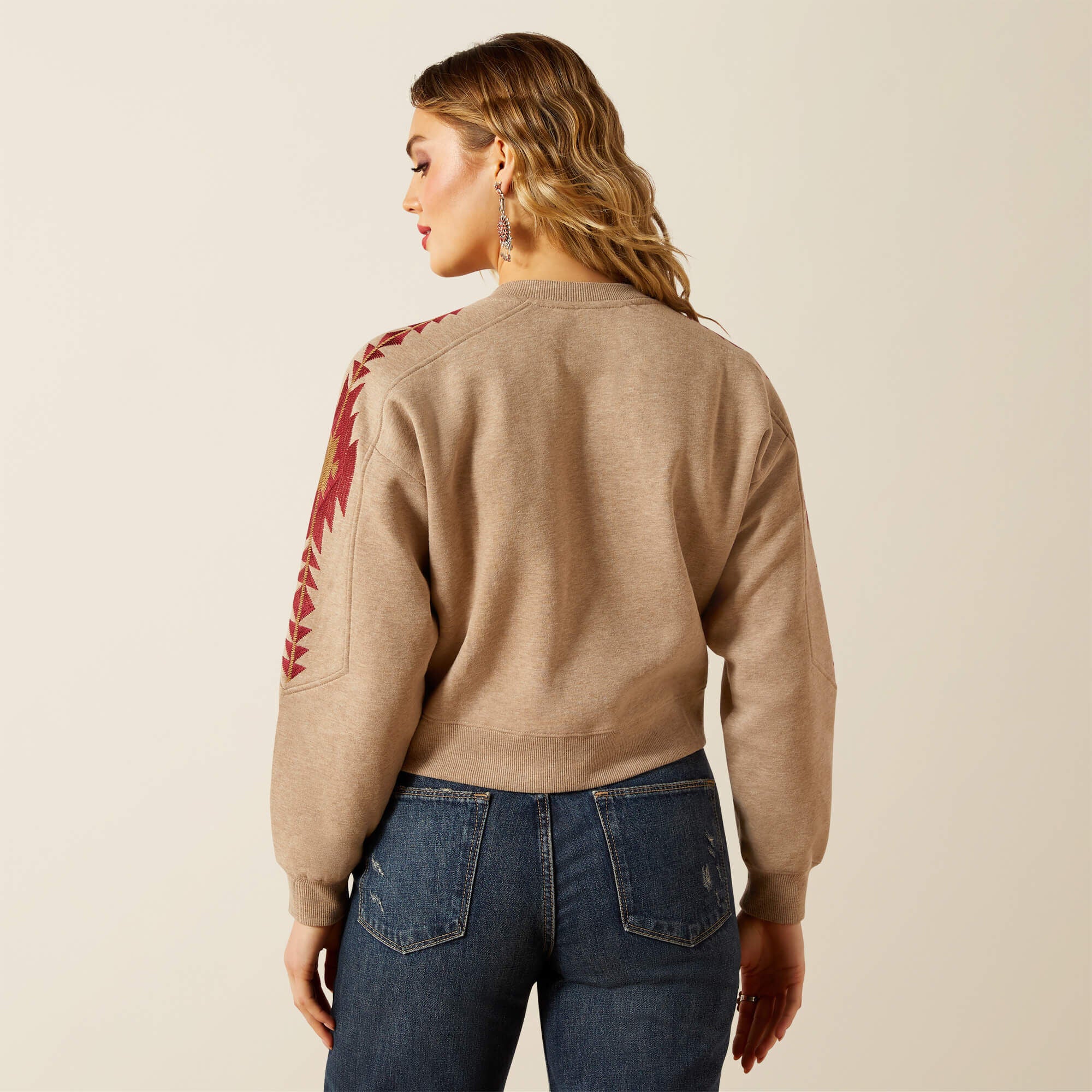 Tatonka Sweatshirt Women - BROWN HEATHER