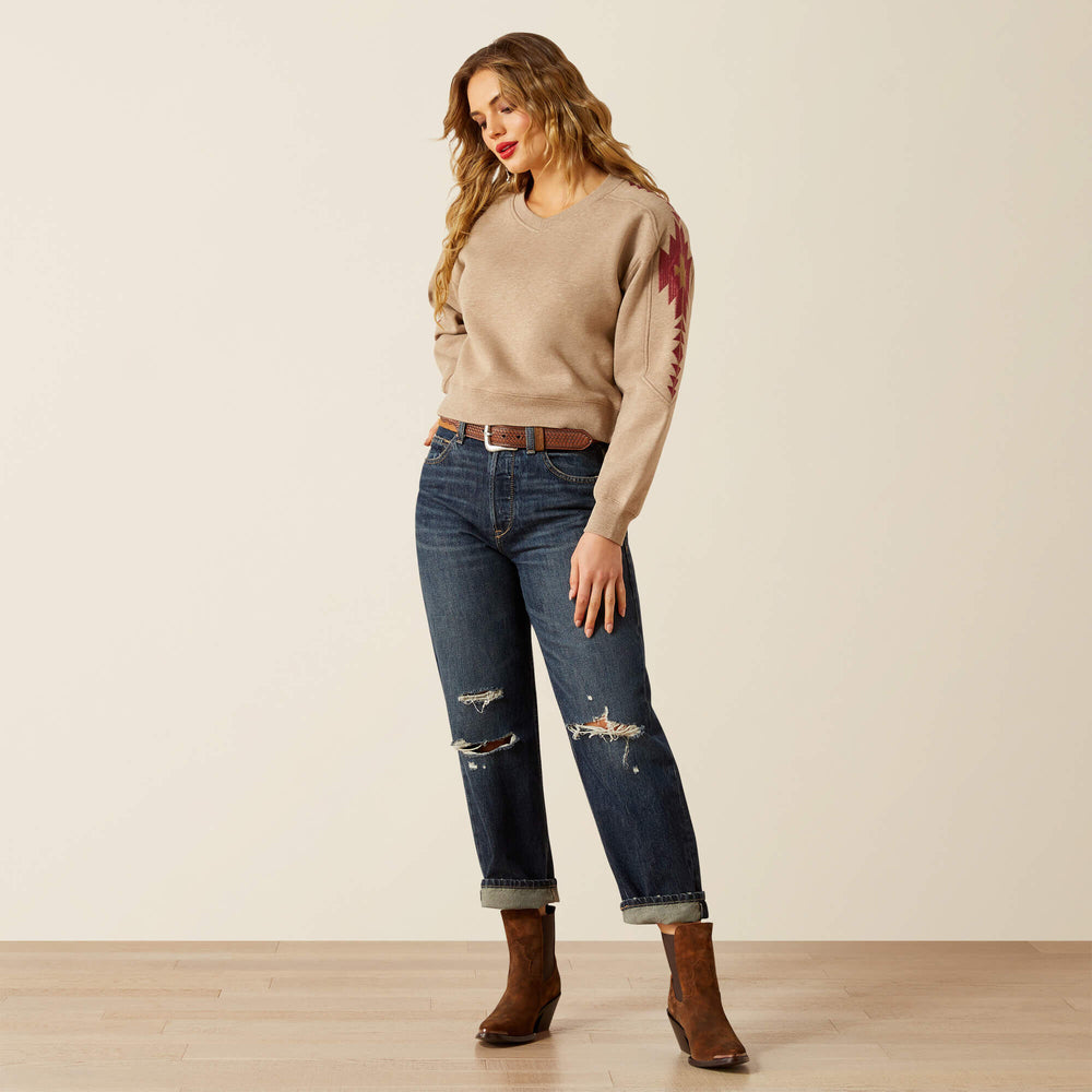 Tatonka Sweatshirt Women - BROWN HEATHER