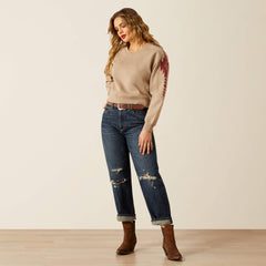 Tatonka Sweatshirt Women - BROWN HEATHER