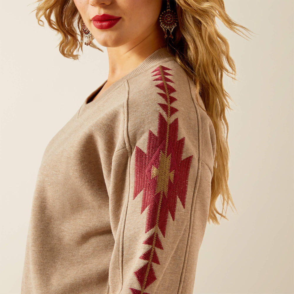 Tatonka Sweatshirt Women - BROWN HEATHER