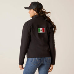 Classic Team Softshell MEXICO Jacket Women - BLACK