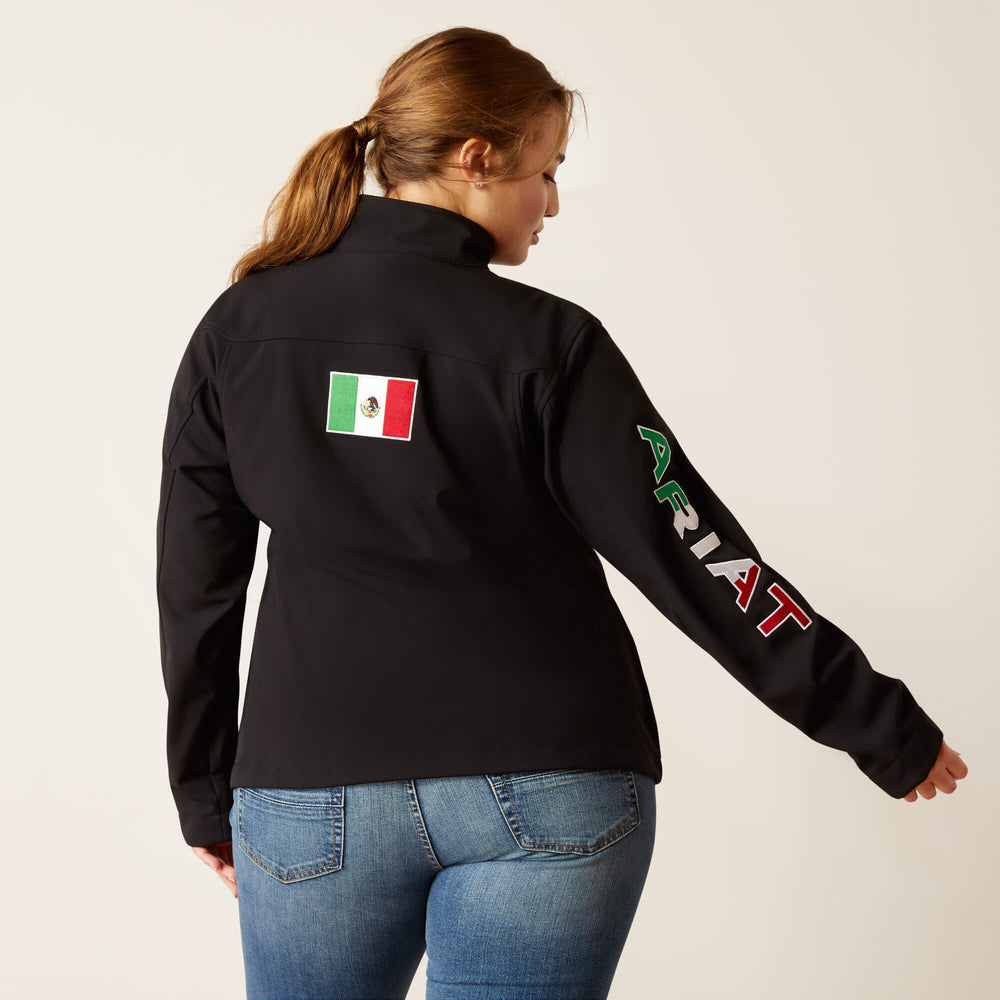 Classic Team Softshell MEXICO Jacket Women - BLACK