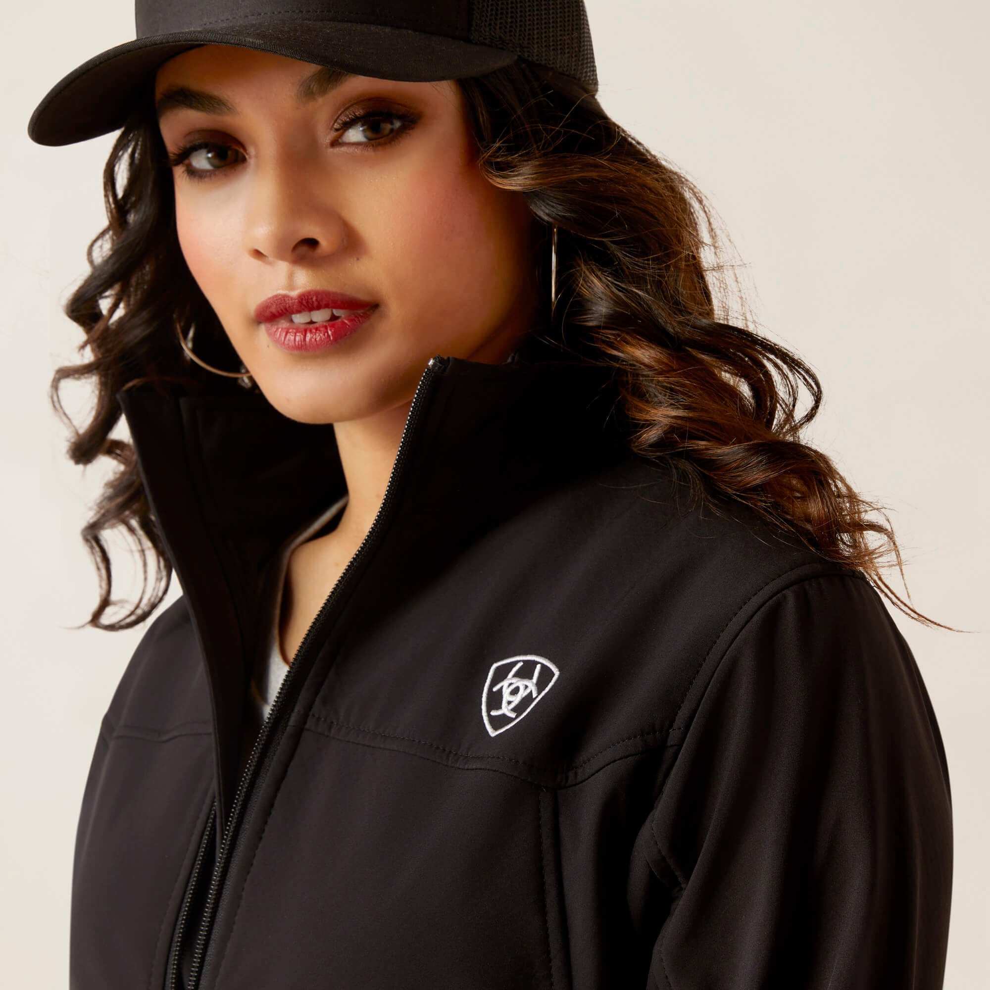 Classic Team Softshell MEXICO Jacket Women - BLACK