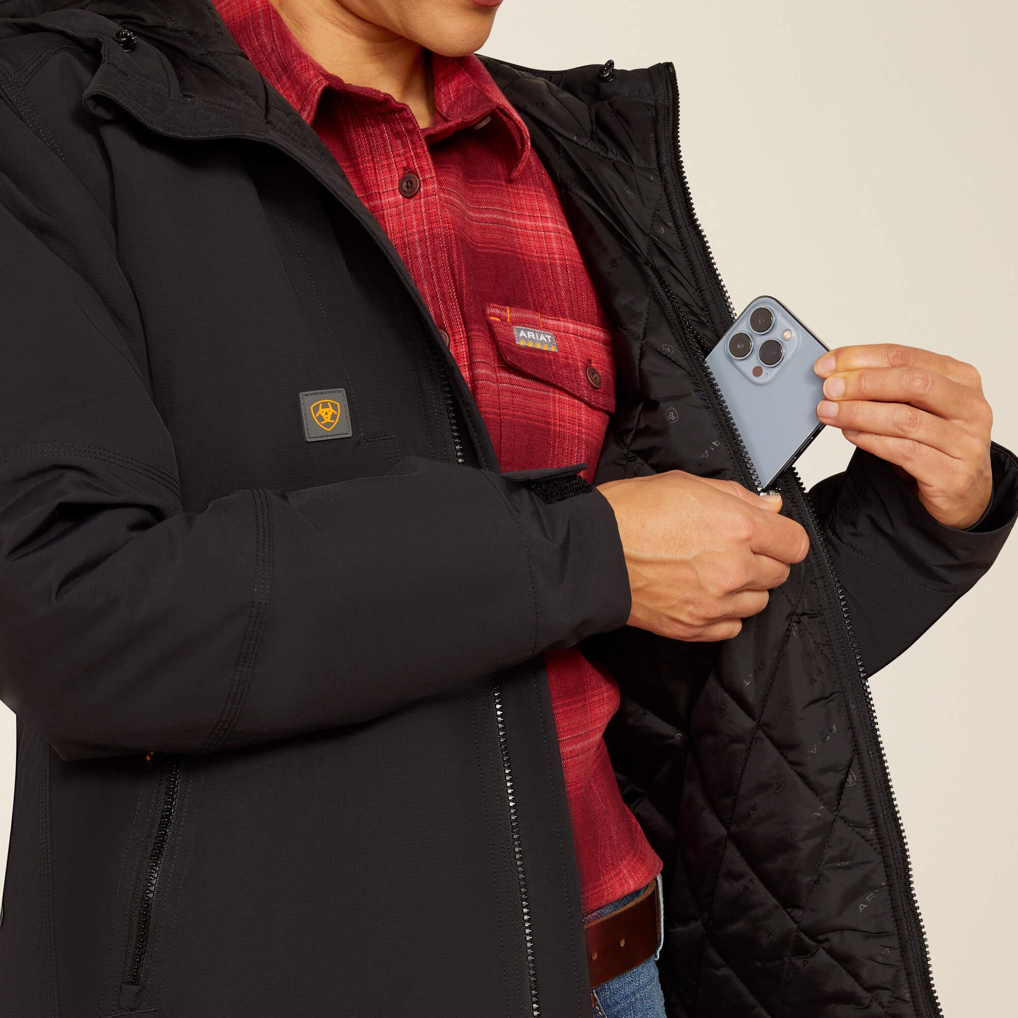 Rebar Cordura Ripstop Insulated Jacket Women - BLACK