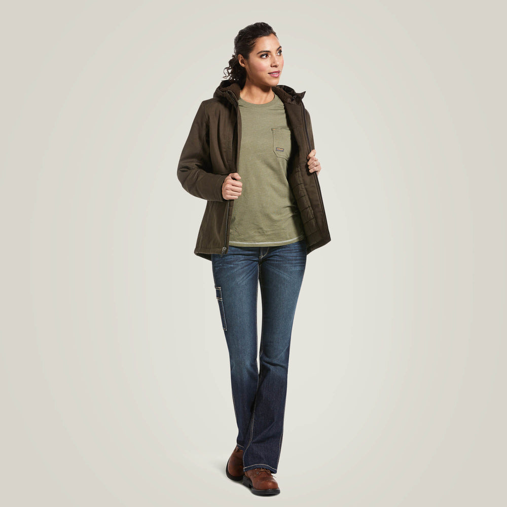 Rebar DuraCanvas Insulated Jacket Women - WREN