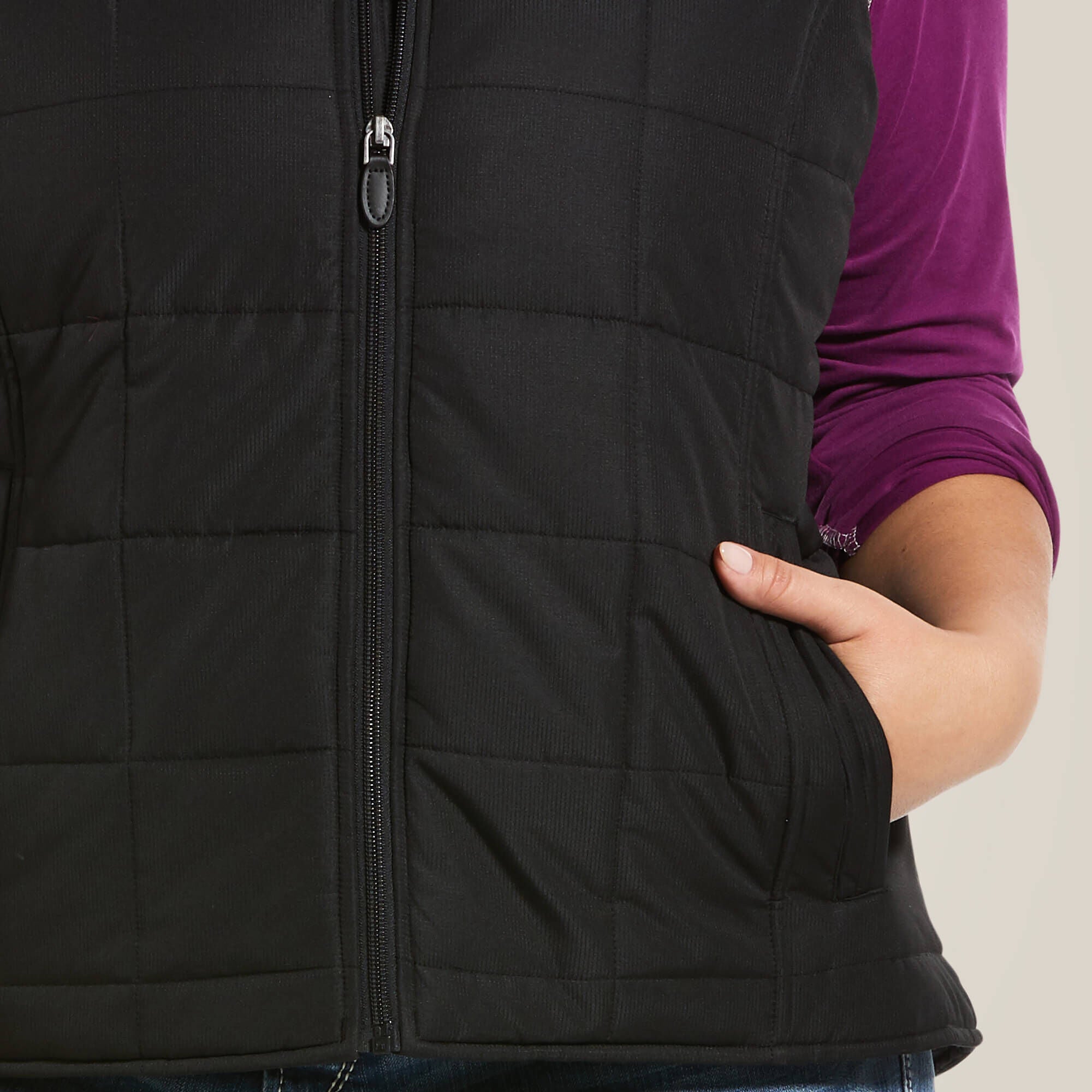 Crius Insulated Vest Women - BLACK