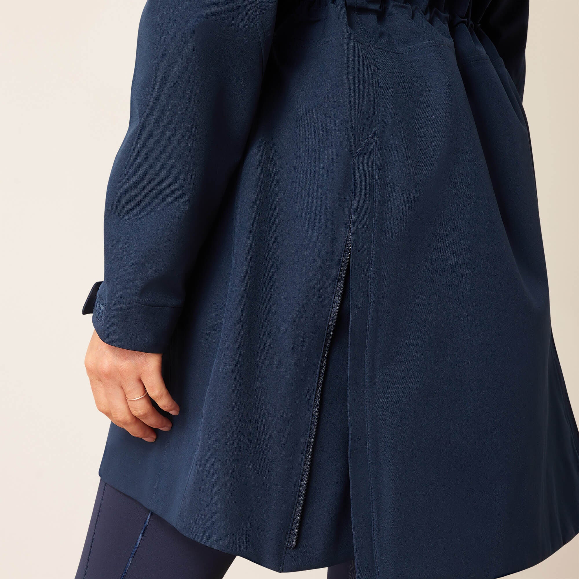 Coastal Long Waterproof Parka Women - NAVY