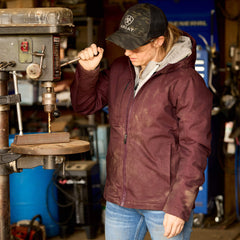 Rebar DuraCanvas Insulated Jacket Women - FUDGE