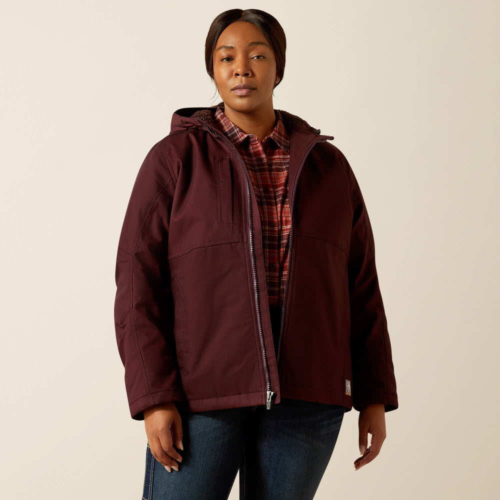 Rebar DuraCanvas Insulated Jacket Women - FUDGE