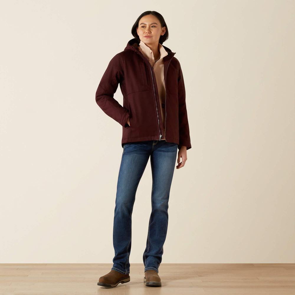 Rebar DuraCanvas Insulated Jacket Women - FUDGE