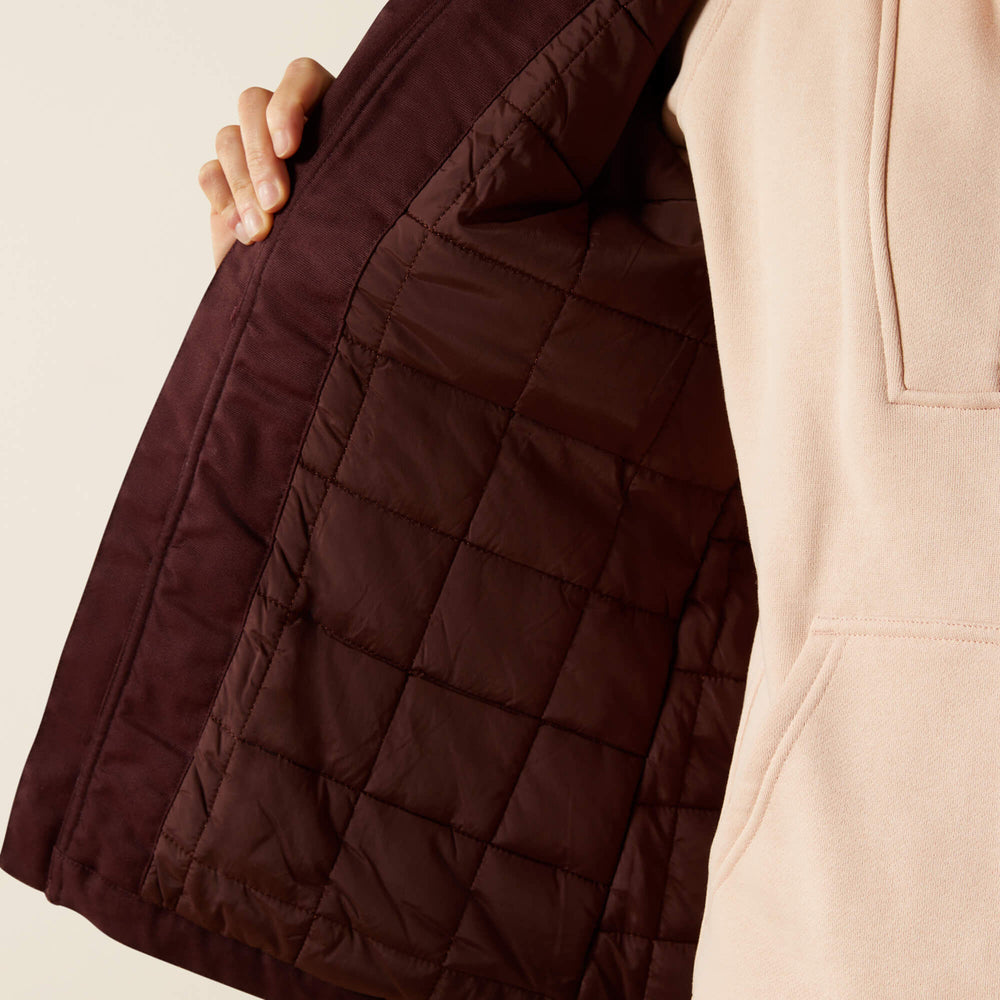 Rebar DuraCanvas Insulated Jacket Women - FUDGE
