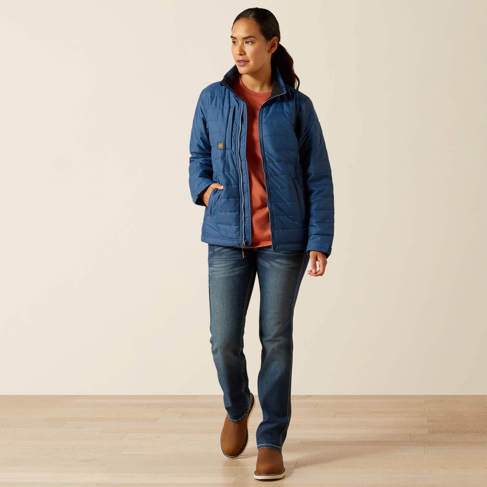 Rebar Cordura Ripstop Lightweight Insulated Jacket Women - ENSIGN BLUE