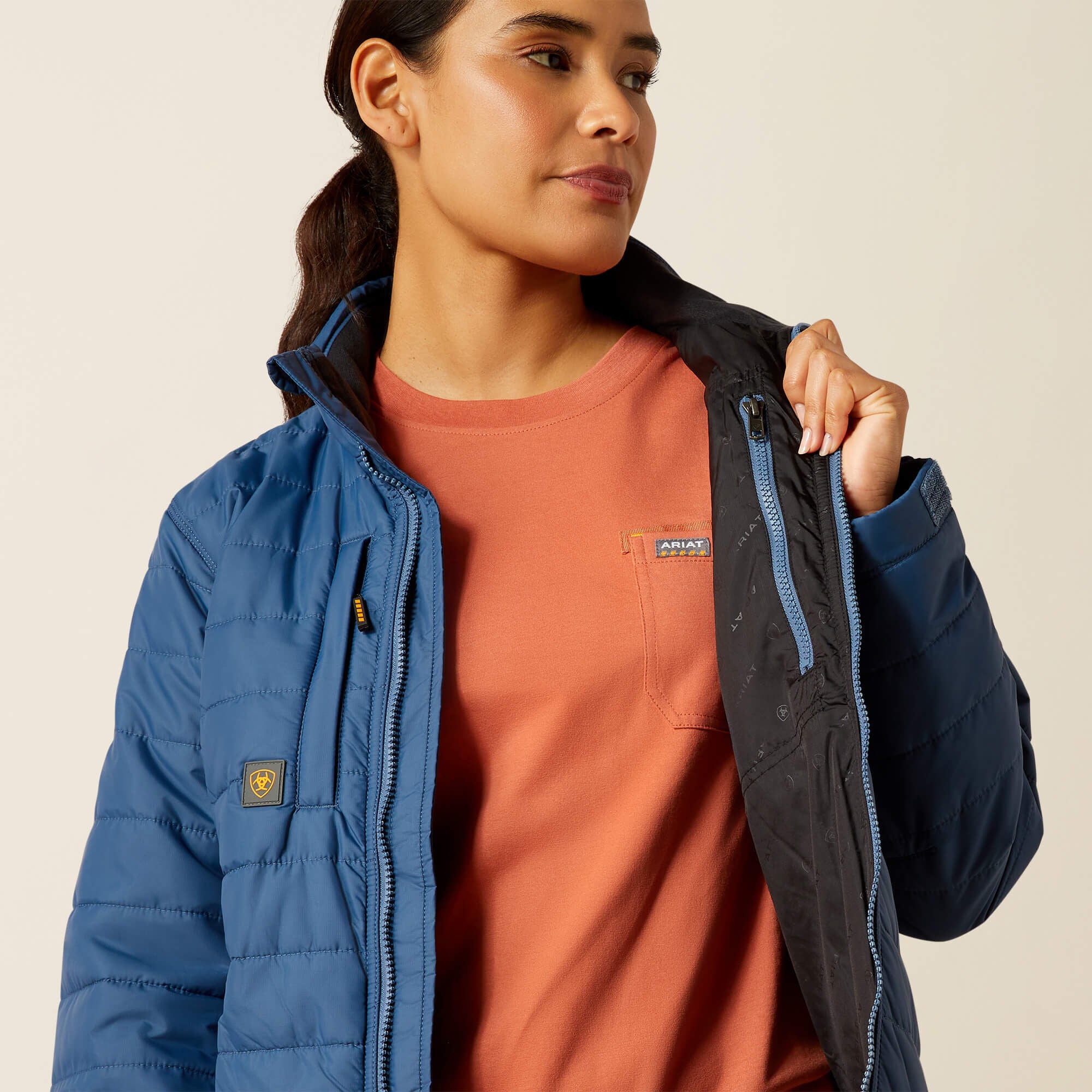 Rebar Cordura Ripstop Lightweight Insulated Jacket Women - ENSIGN BLUE
