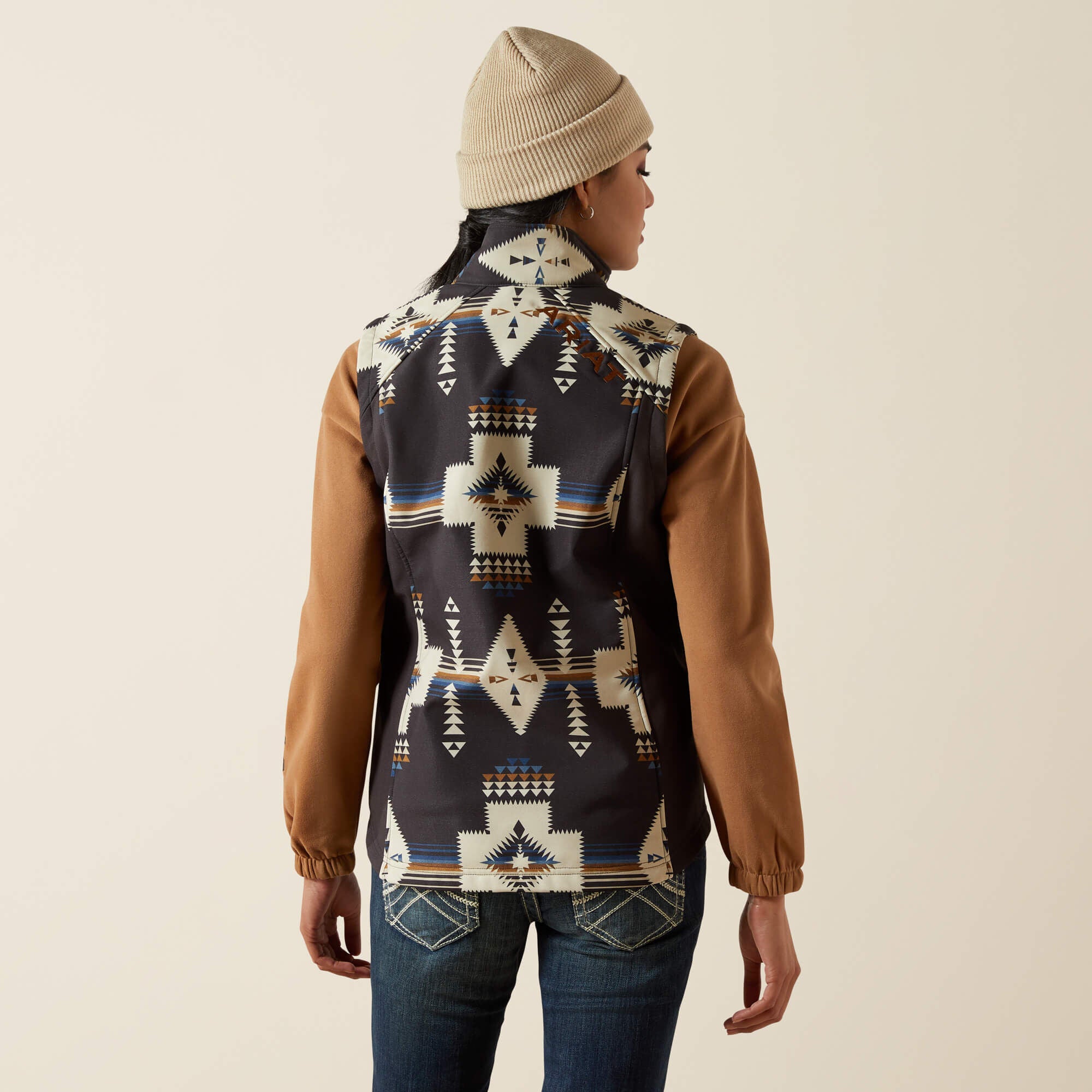 Ariat Logo Softshell Print Vest Women - THORNSTONE PRINT