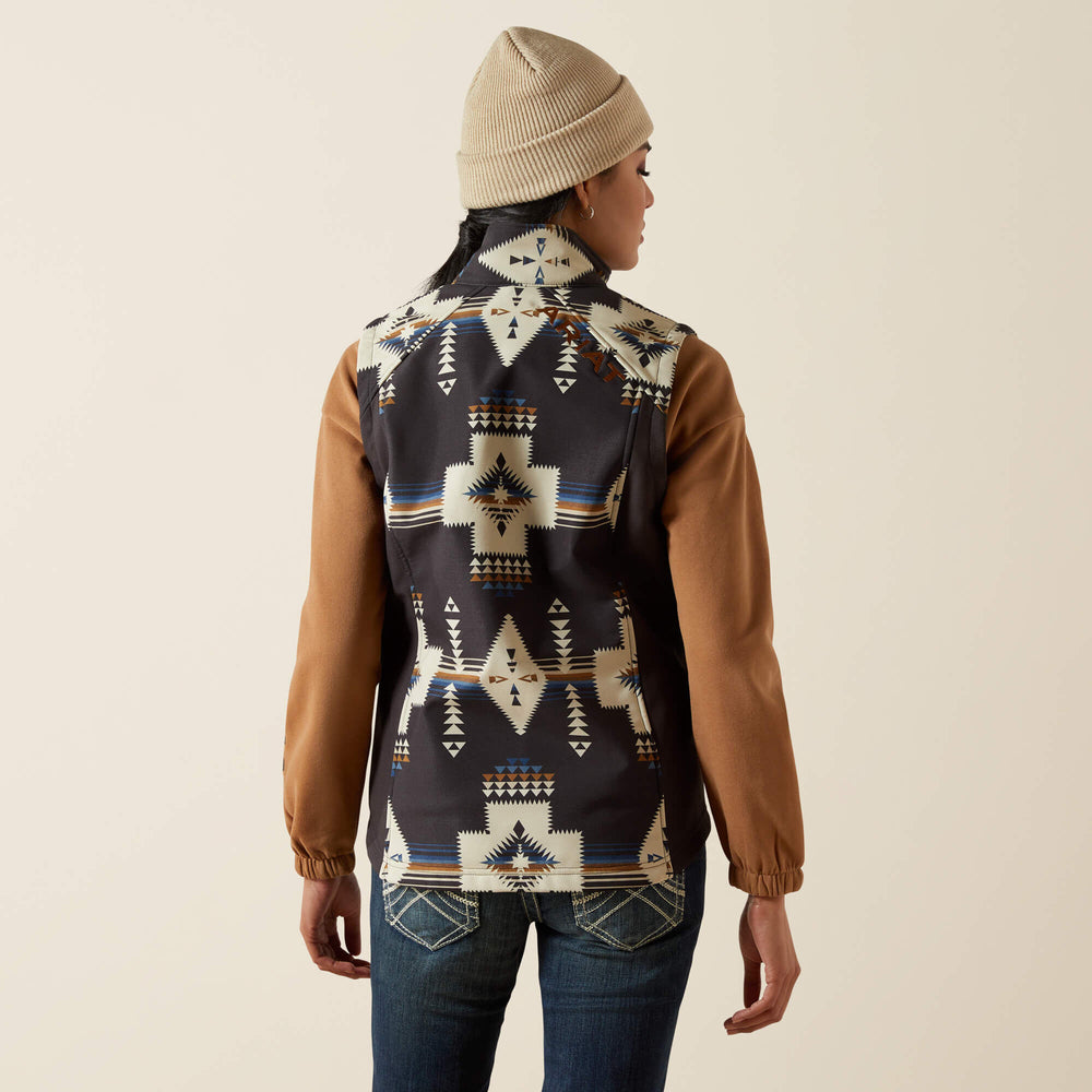 Ariat Logo Softshell Print Vest Women - THORNSTONE PRINT