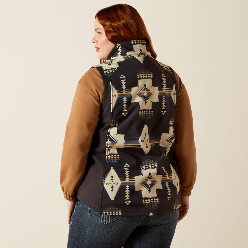 Ariat Logo Softshell Print Vest Women - THORNSTONE PRINT