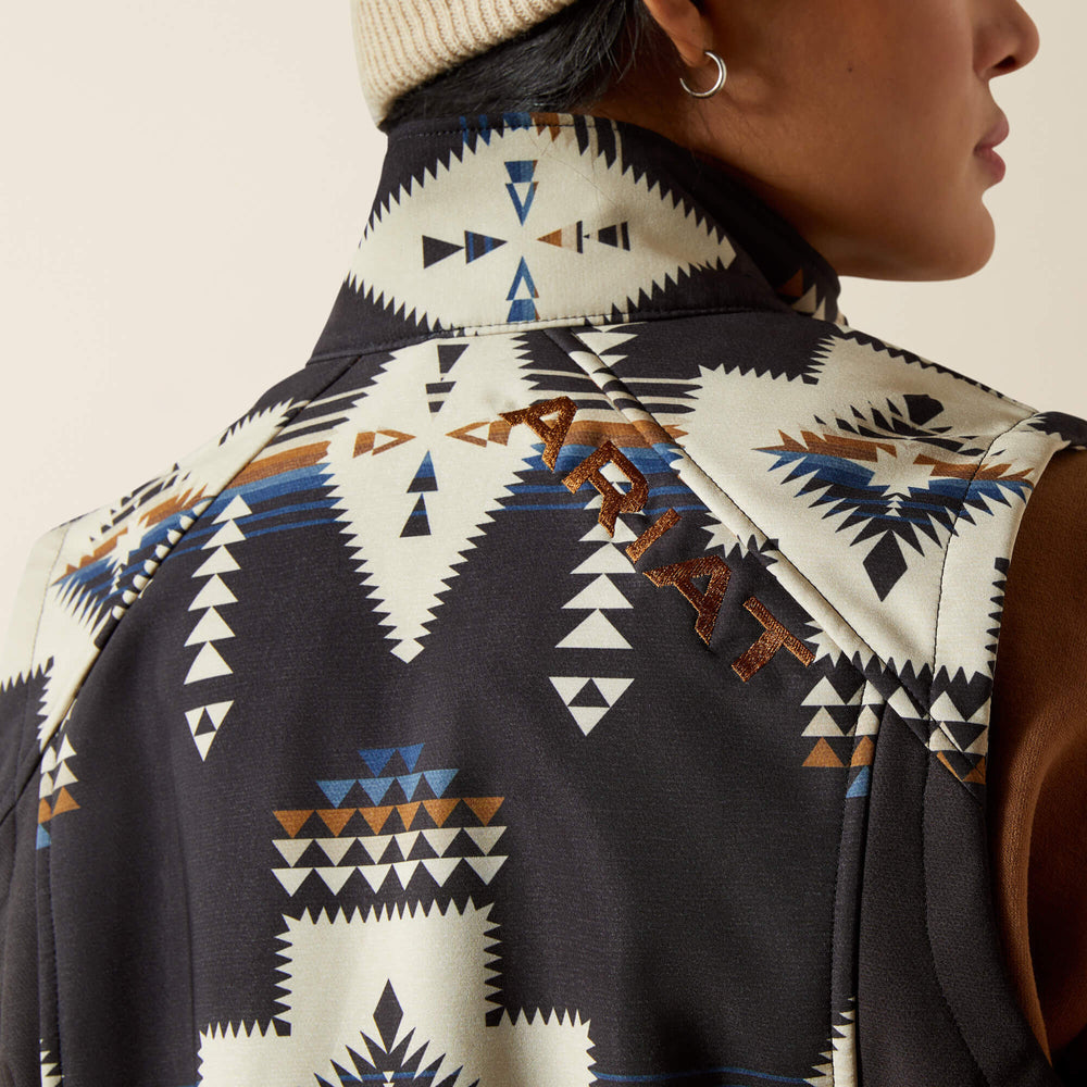Ariat Logo Softshell Print Vest Women - THORNSTONE PRINT
