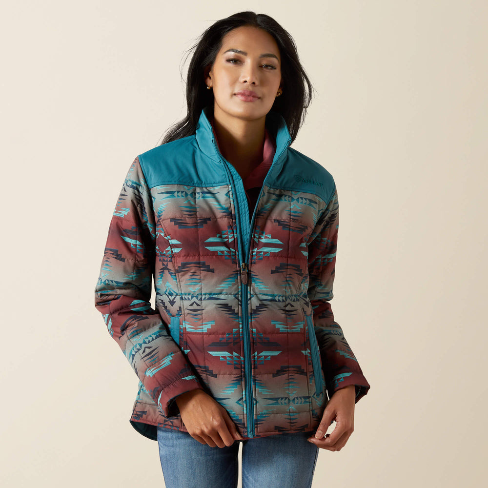Crius Insulated Jacket Women - DRAGONFLY/INEZ BLANKET PRINT