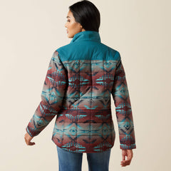 Crius Insulated Jacket Women - DRAGONFLY/INEZ BLANKET PRINT