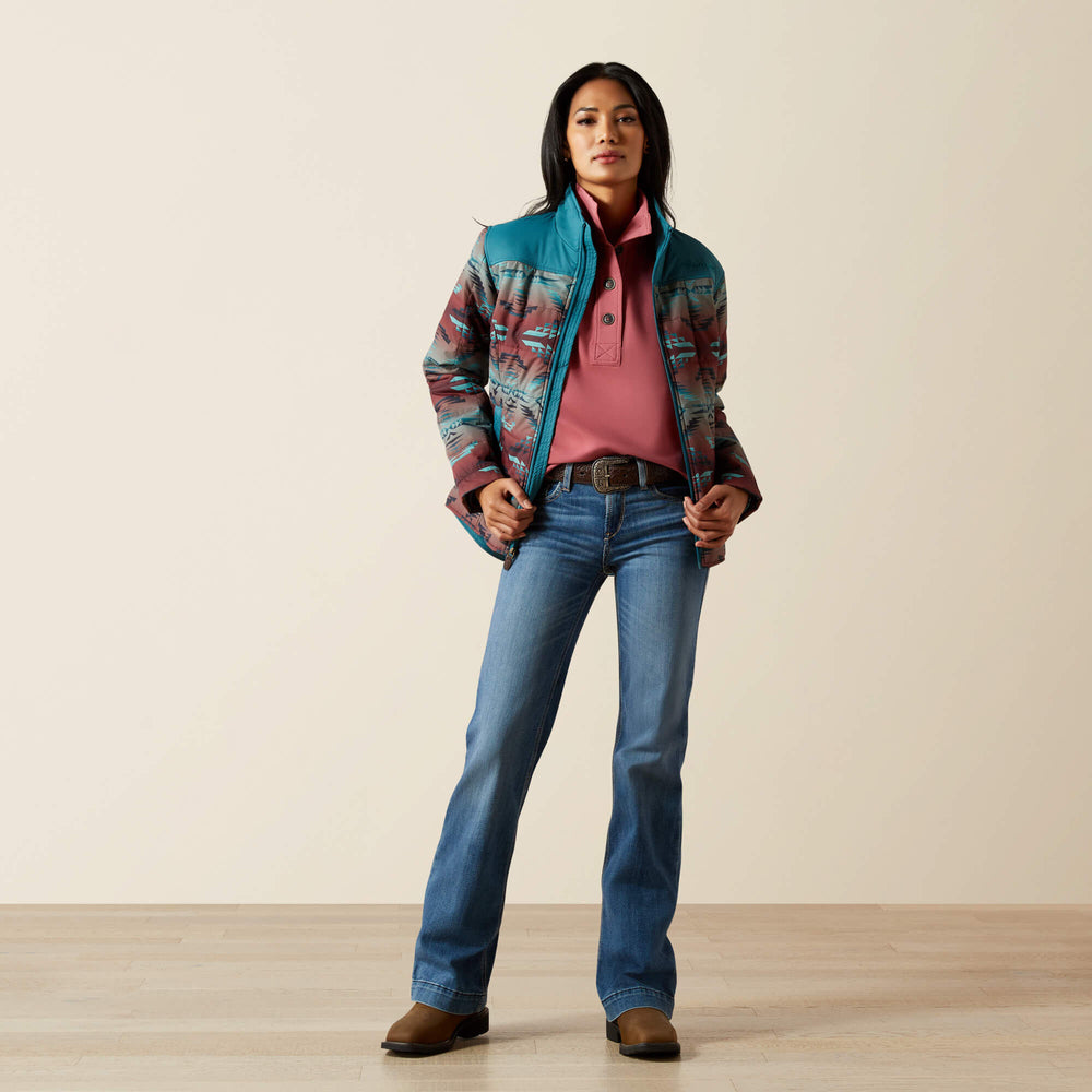 Crius Insulated Jacket Women - DRAGONFLY/INEZ BLANKET PRINT