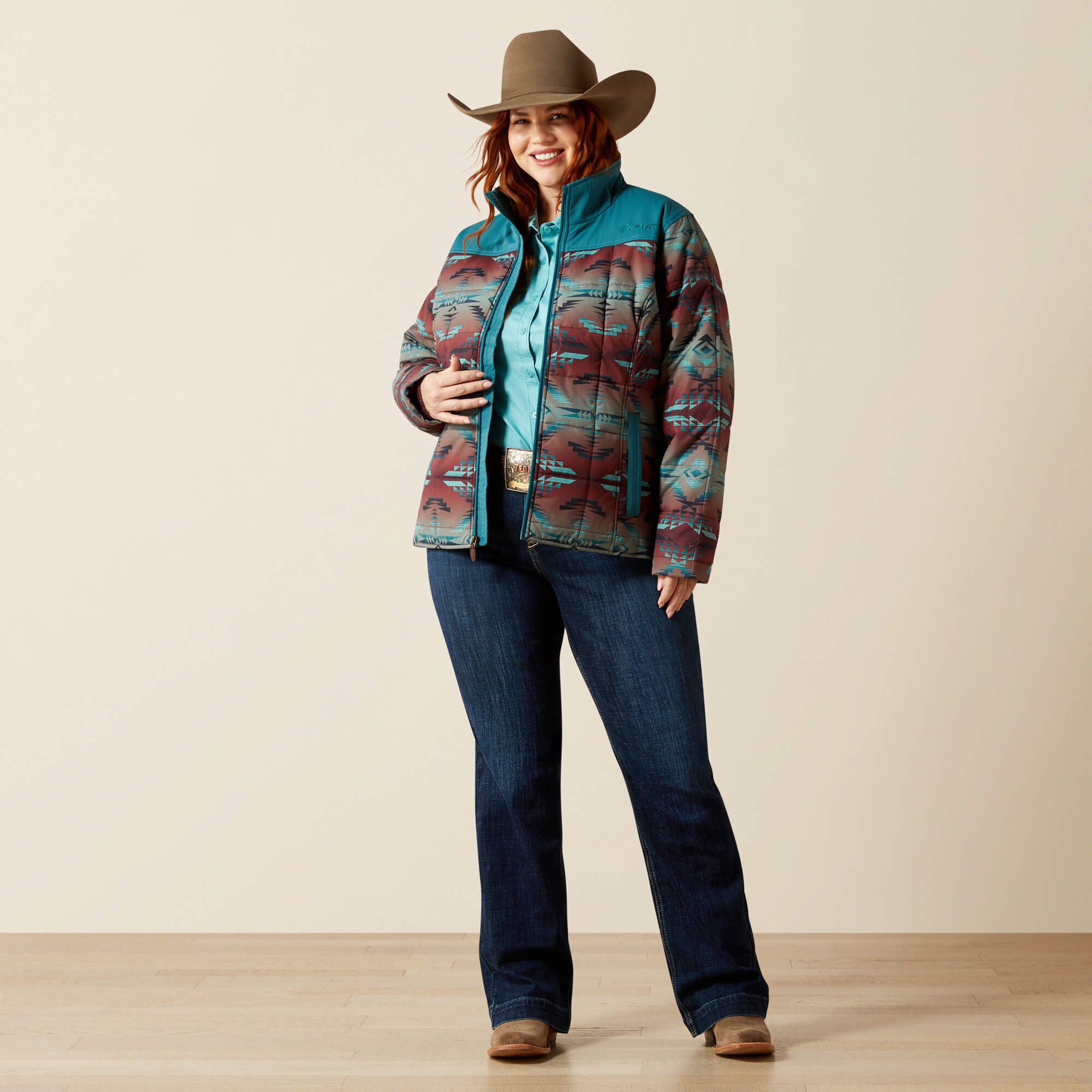 Crius Insulated Jacket Women - DRAGONFLY/INEZ BLANKET PRINT