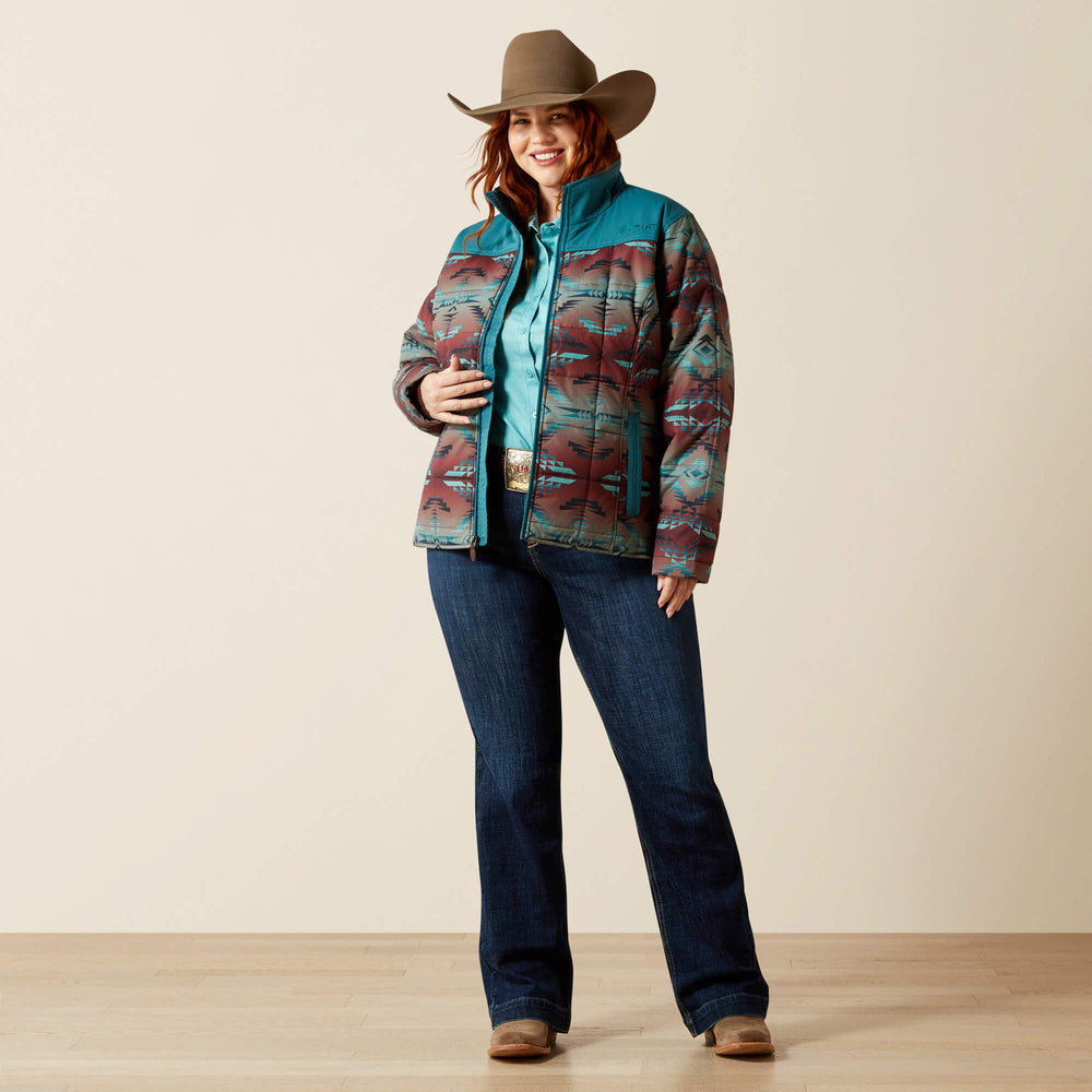 Crius Insulated Jacket Women - DRAGONFLY/INEZ BLANKET PRINT