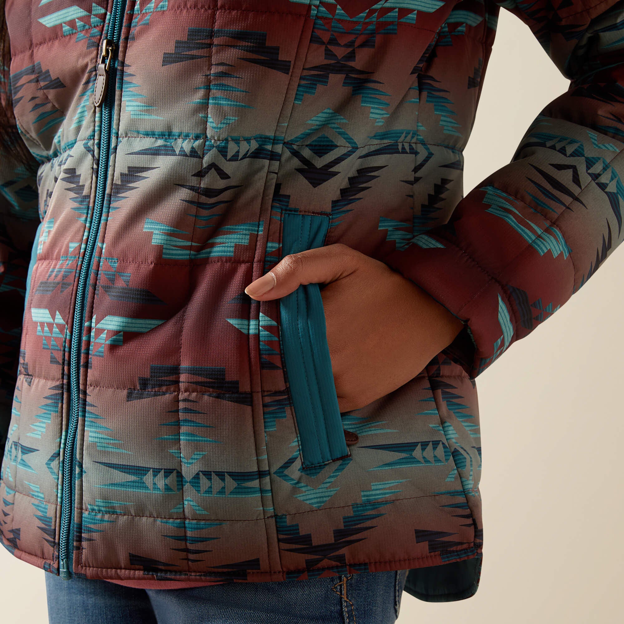 Crius Insulated Jacket Women - DRAGONFLY/INEZ BLANKET PRINT