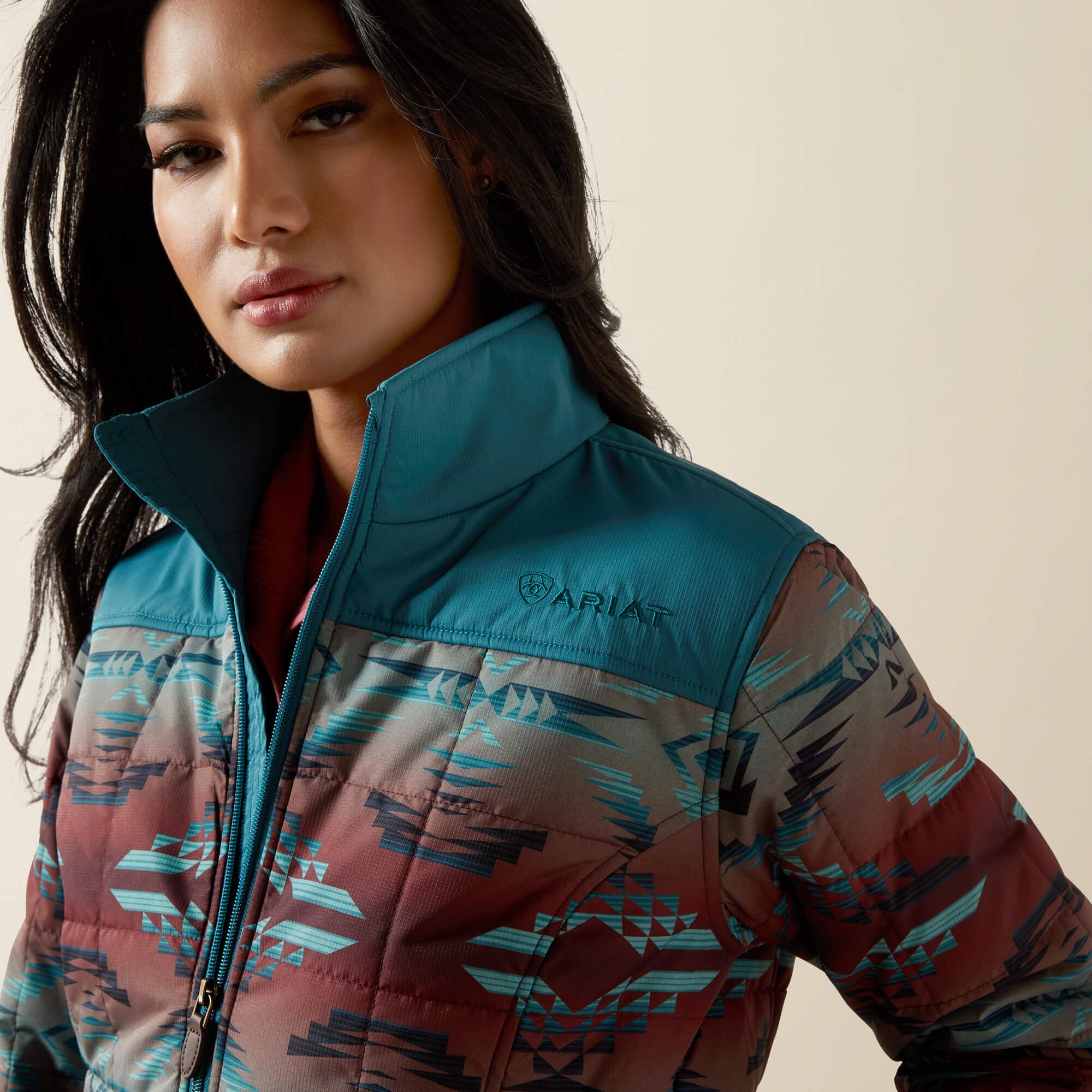 Crius Insulated Jacket Women - DRAGONFLY/INEZ BLANKET PRINT