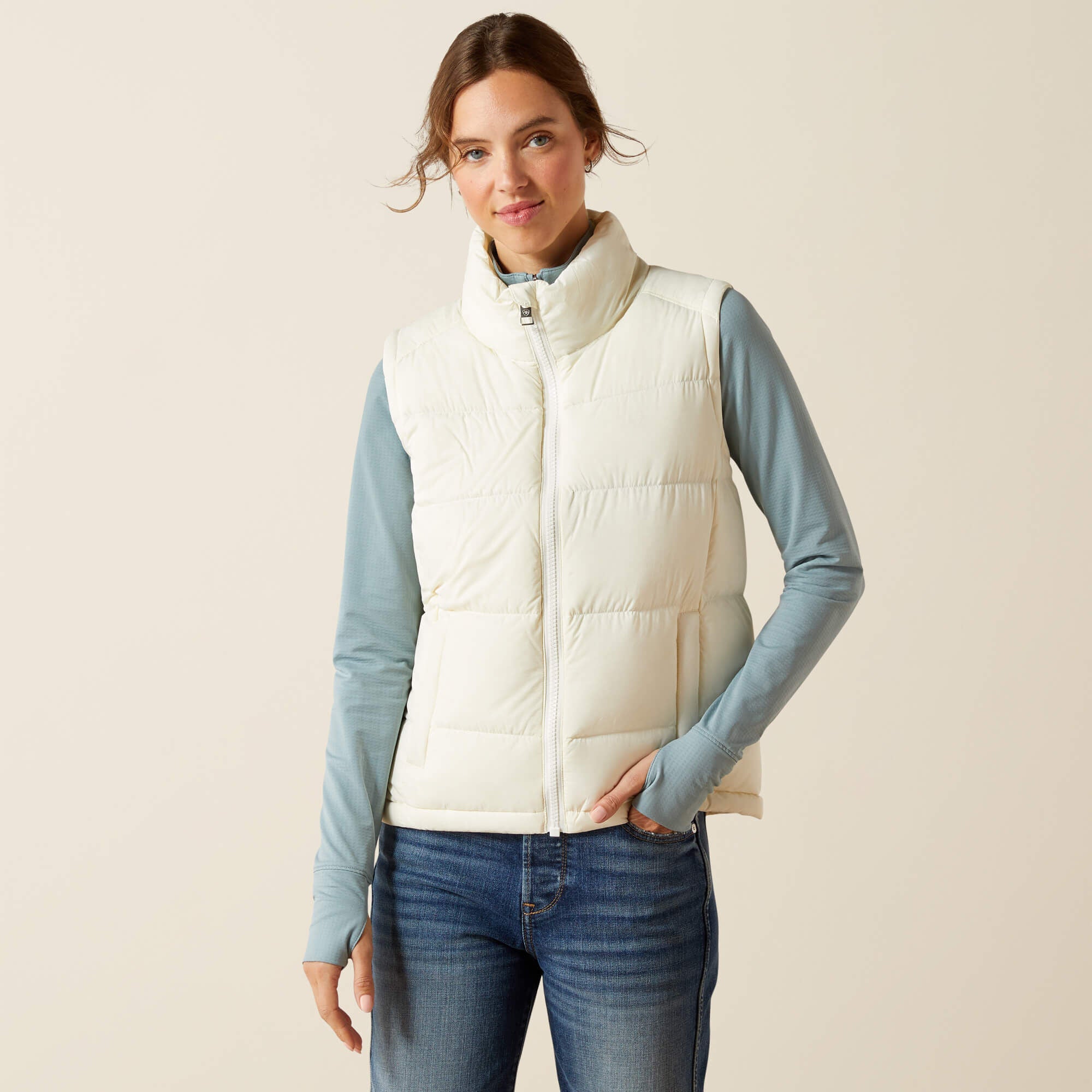 UltraPuff Down Vest Women - STAR WHITE