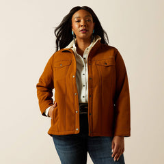 Berber Back Softshell Jacket Women - CHESTNUT HORSE