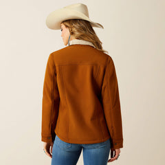 Berber Back Softshell Jacket Women - CHESTNUT HORSE