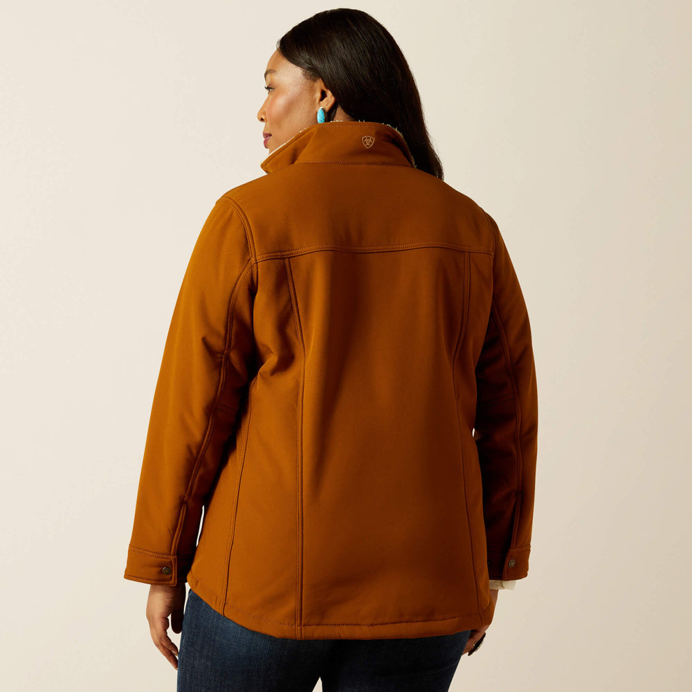 Berber Back Softshell Jacket Women - CHESTNUT HORSE