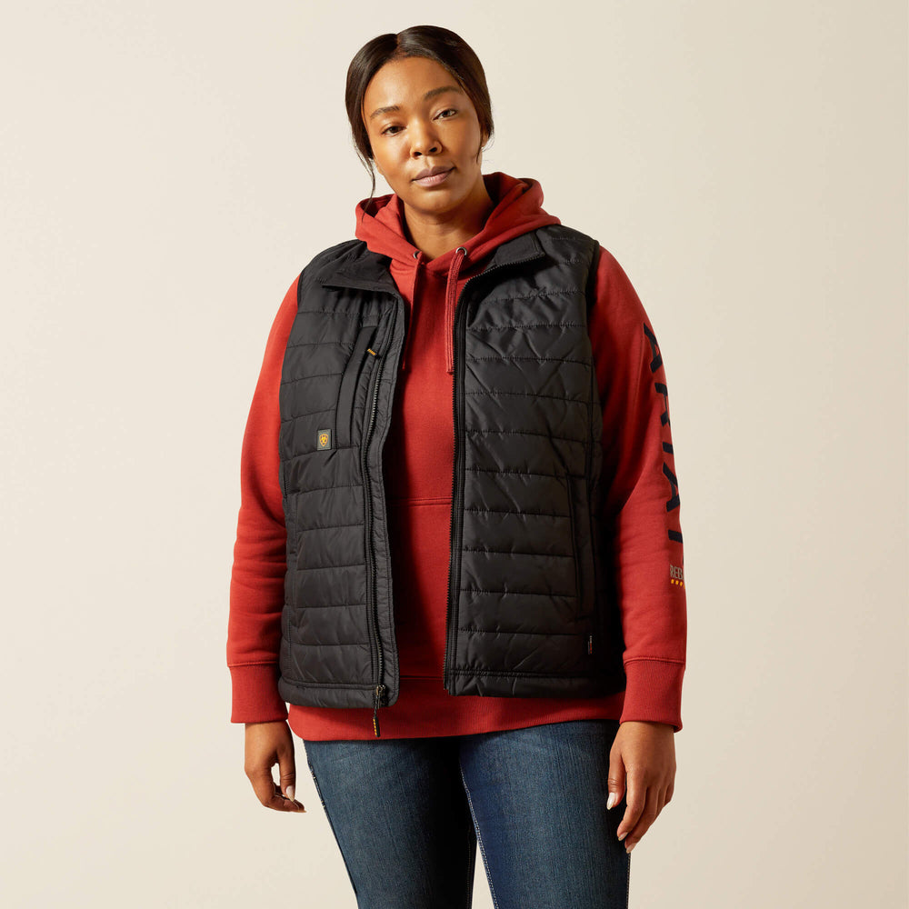 Rebar Cordura Ripstop Lightweight Insulated Vest Women - BLACK