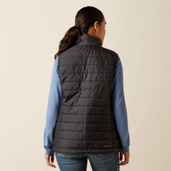 Rebar Cordura Ripstop Lightweight Insulated Vest Women - BLACK