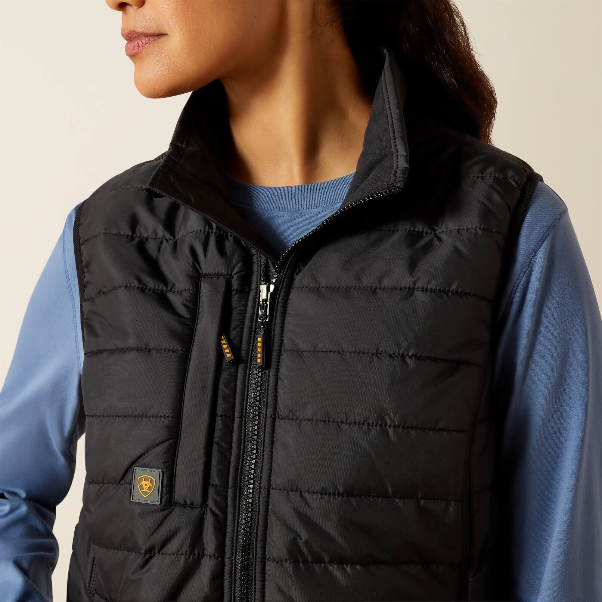 Rebar Cordura Ripstop Lightweight Insulated Vest Women - BLACK